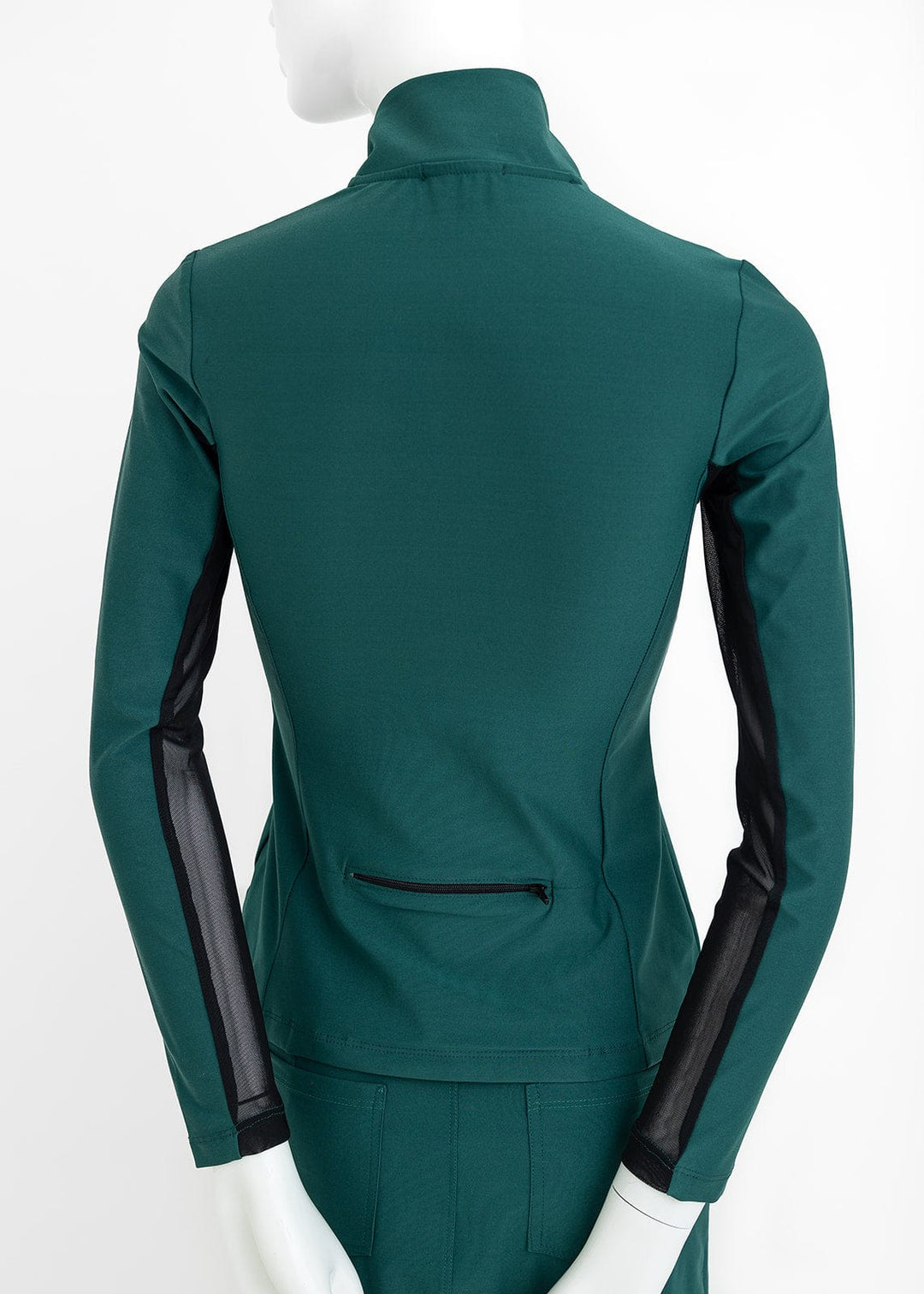 Amy Sport Katelyn Longsleeve Top - Dark Green - Skorzie