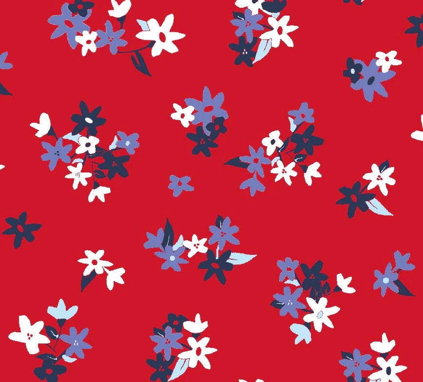 Belyn Key Kali Sleeveless - American Beauty Print - Skorzie