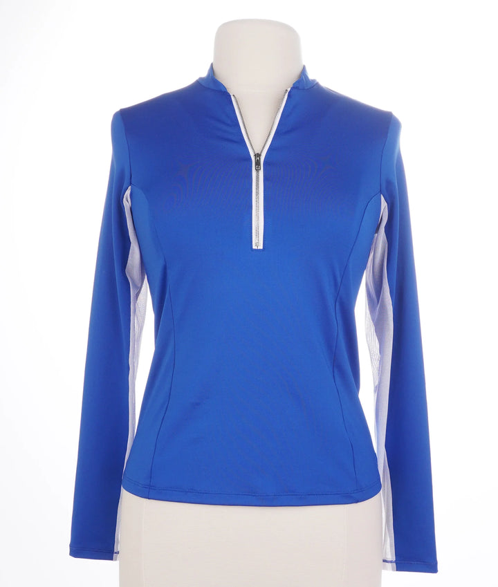 Amy Sport Katelyn 2.0 Long Sleeved Top - Sky Blue - All Sizes Petite - Skorzie