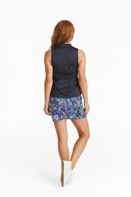 Amy Sport Isabel Sleeveless Top - Midnight - Skorzie