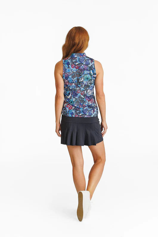 Amy Sport Marisa Pleated Skort 16" - Midnight