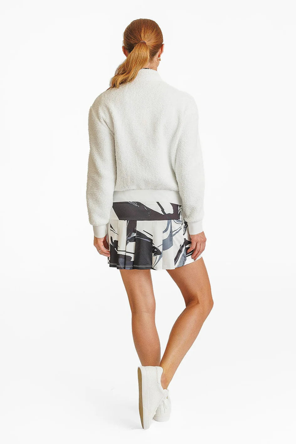 Amy Sport Womens Danni Bomber Jacket - Cotton Sherpa