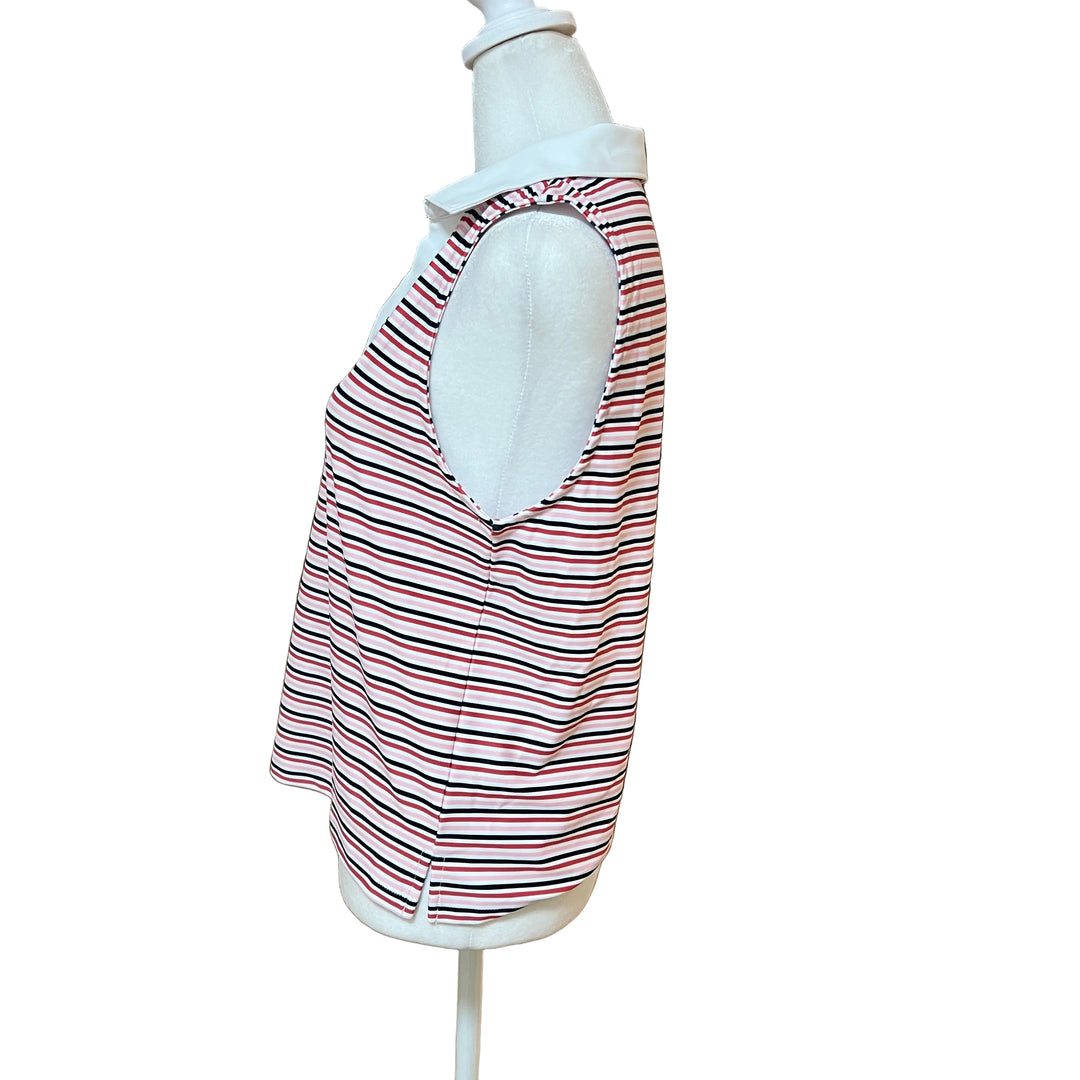 Smith & Quinn Bryce SL Polo - Americana Stripe - Skorzie