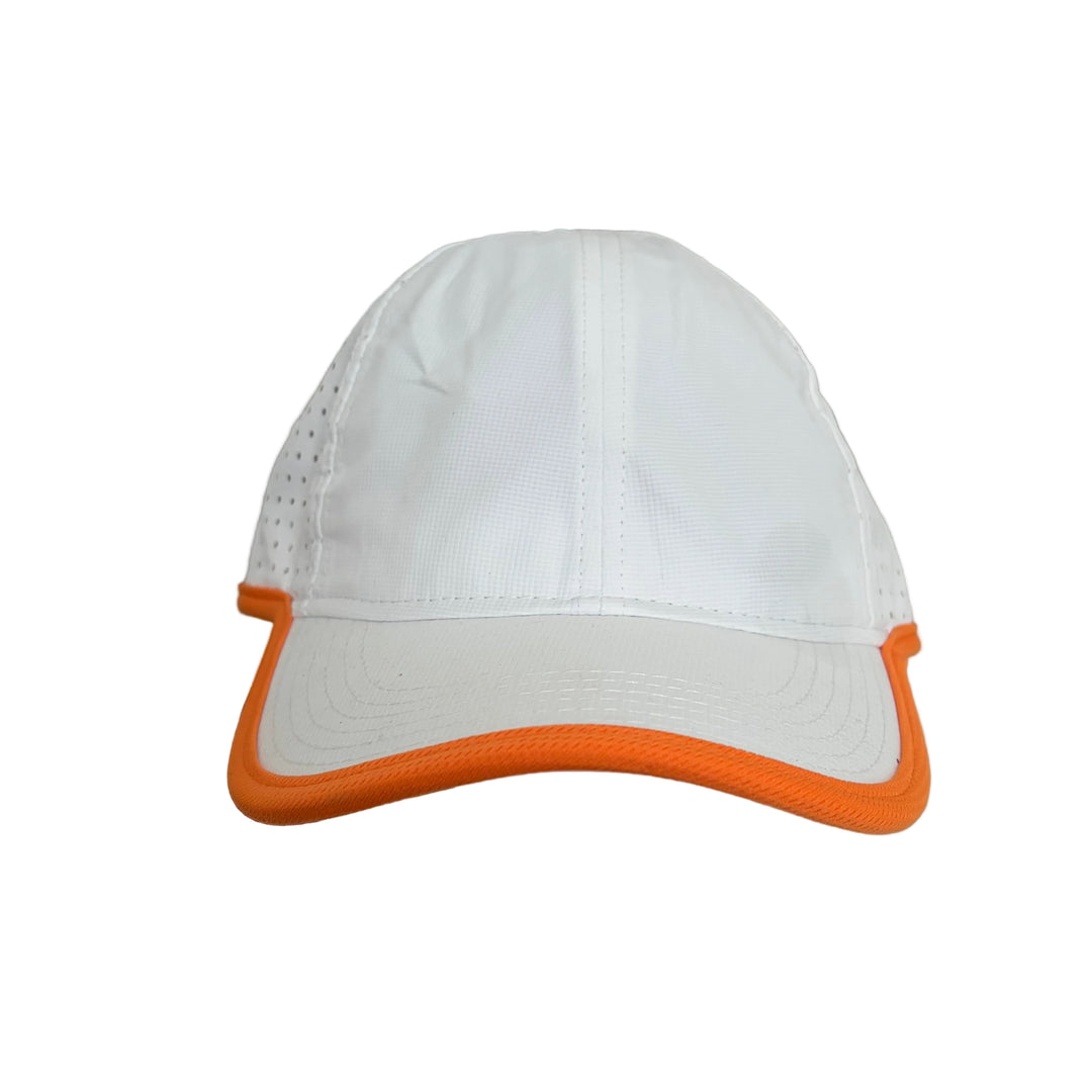 Ame & Lulu Hot Shot Hat - White/Orange (FINAL SALE ITEM) - Skorzie