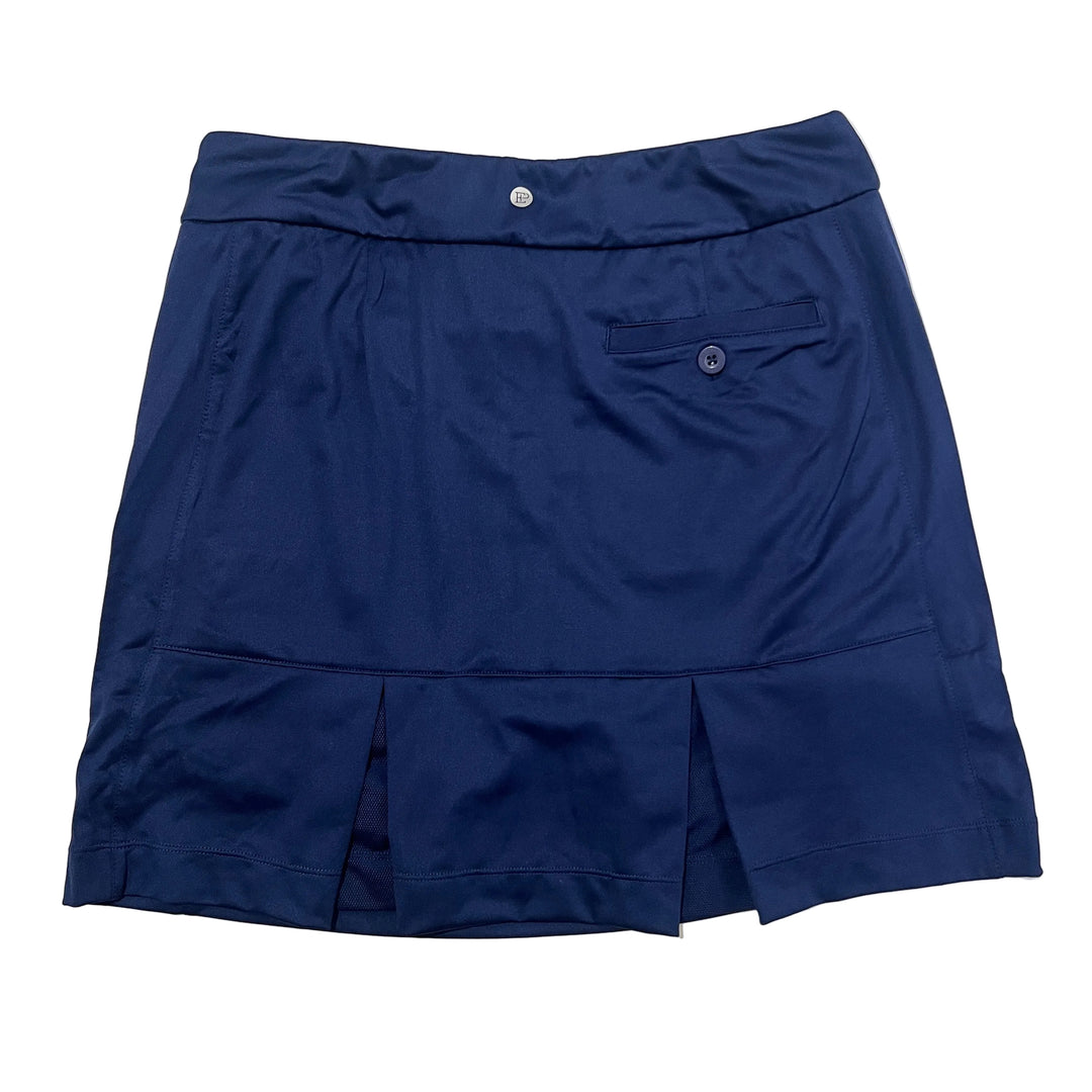 EP NY Pull-On Skort w/Back Mesh Pleat 17.5" - Inky Blue - Small - Skorzie