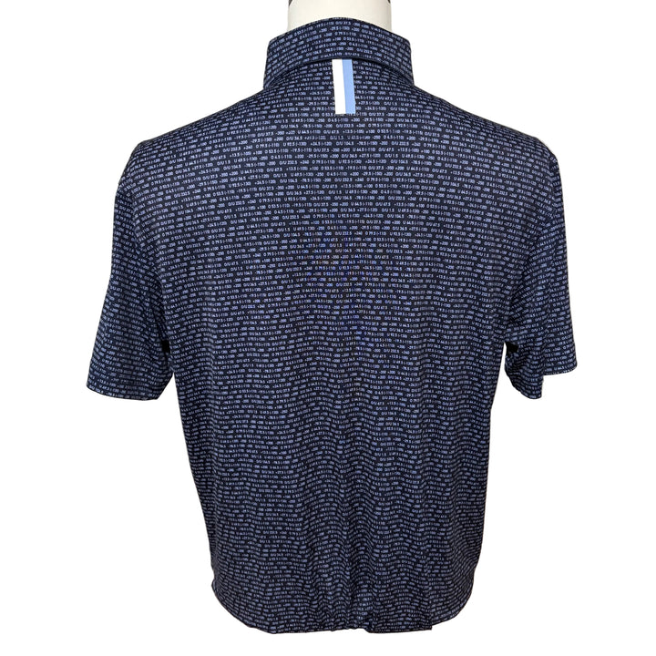 Rhoback Moneyline Performance Polo (w/logo) - Fleet Navy - Medium - Skorzie