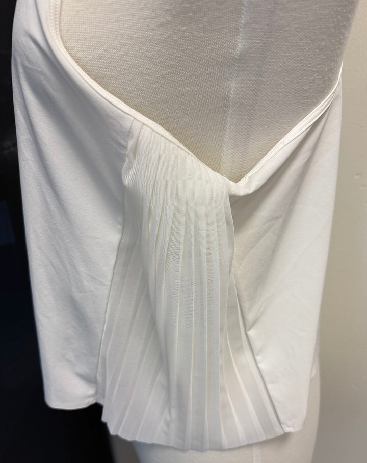 Lululemon Side Pleats Tennis Tank -  White - Skorzie
