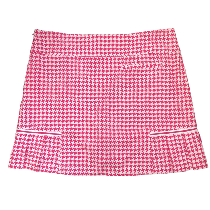 Golftini 17.5" Awareness Skort - Pink Houndstooth - Skorzie