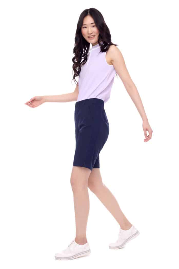 Swing Control Womens Cloud Golf Shorts - Navy