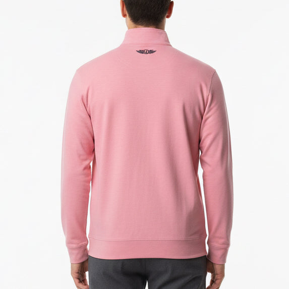 Straight Down Men's Golf Quarter Zip Oceanside 2.0 Punch Size L