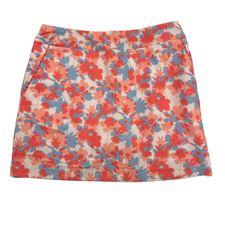 EP NY Shadow Floral Skort 16.5" - White Multi - Small - Skorzie