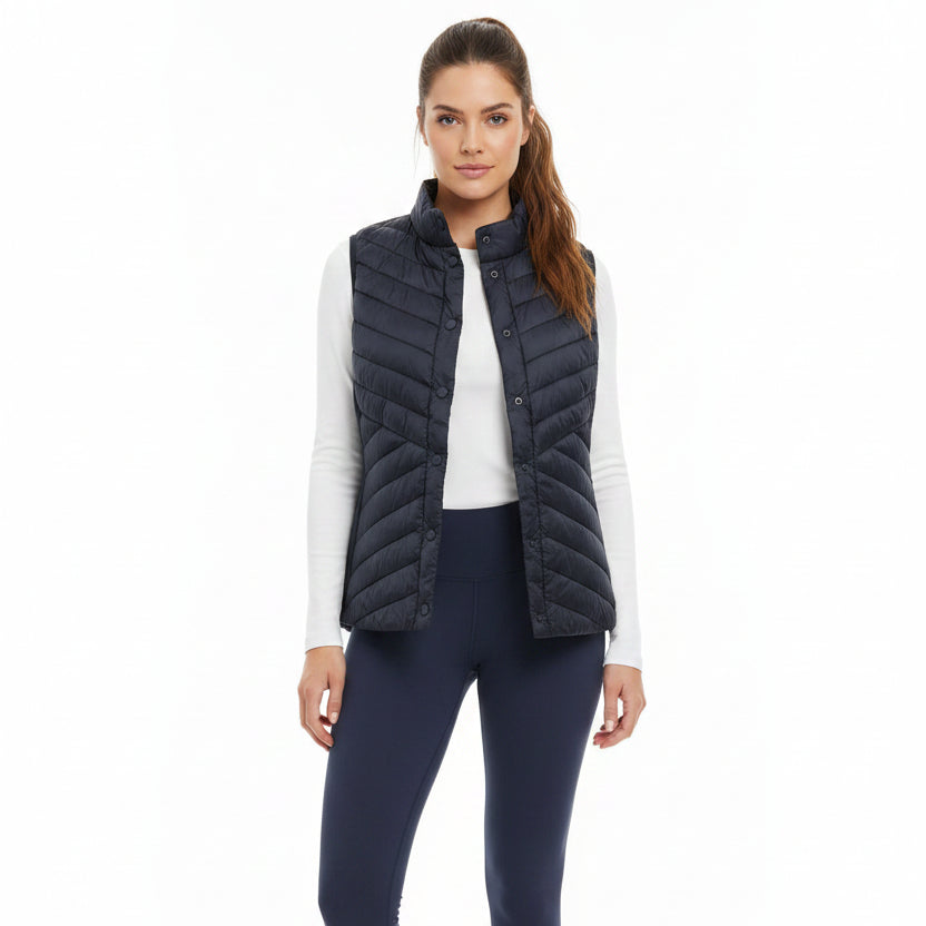 G/FORE Women's Vest Quilted Stretch Tech Twilight Size S