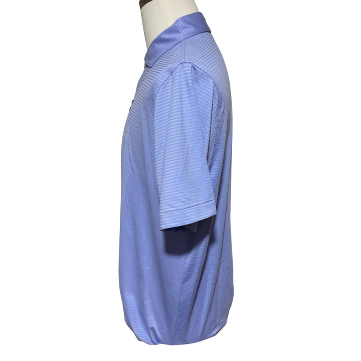 Peter Millar Empire Performance Jersey Polo (w/logo) - Wisteria - Large - Skorzie
