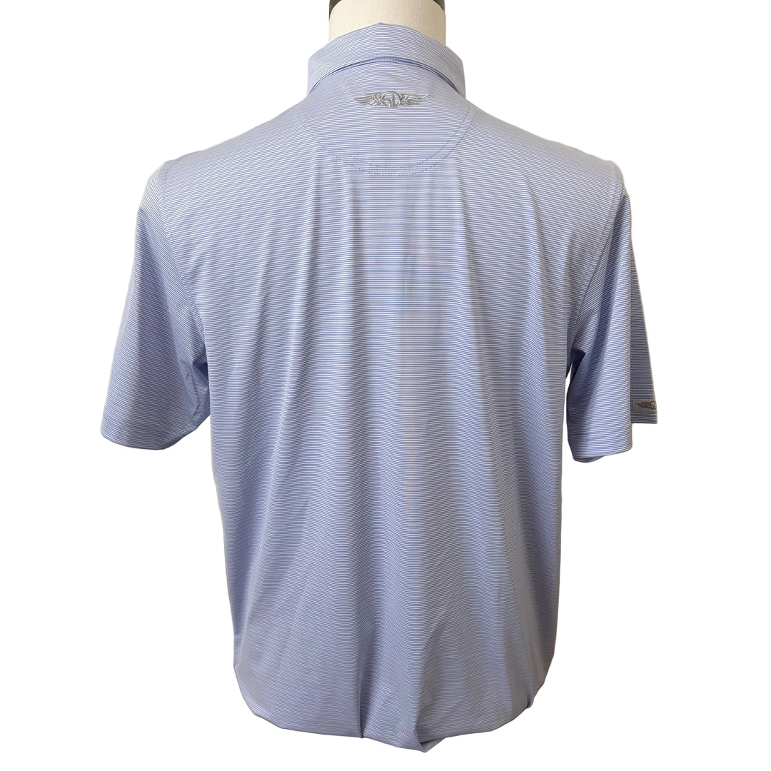 Straight Down Aberdeen Polo (w/ logo) - Lavender - Small - Skorzie