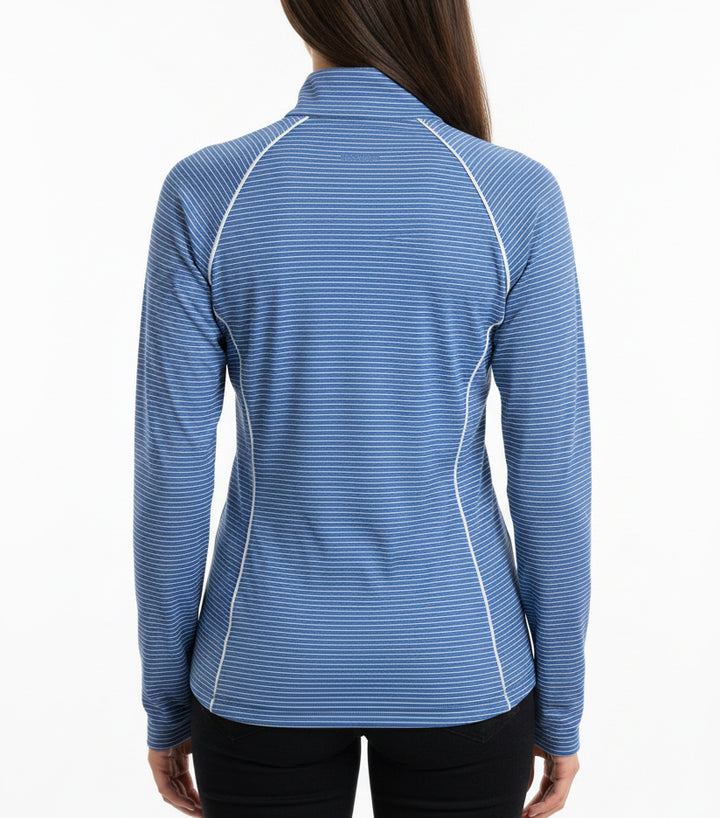Johnnie-O Women's Golf L/S Polo Jasmine (w/logo) Palace Blue