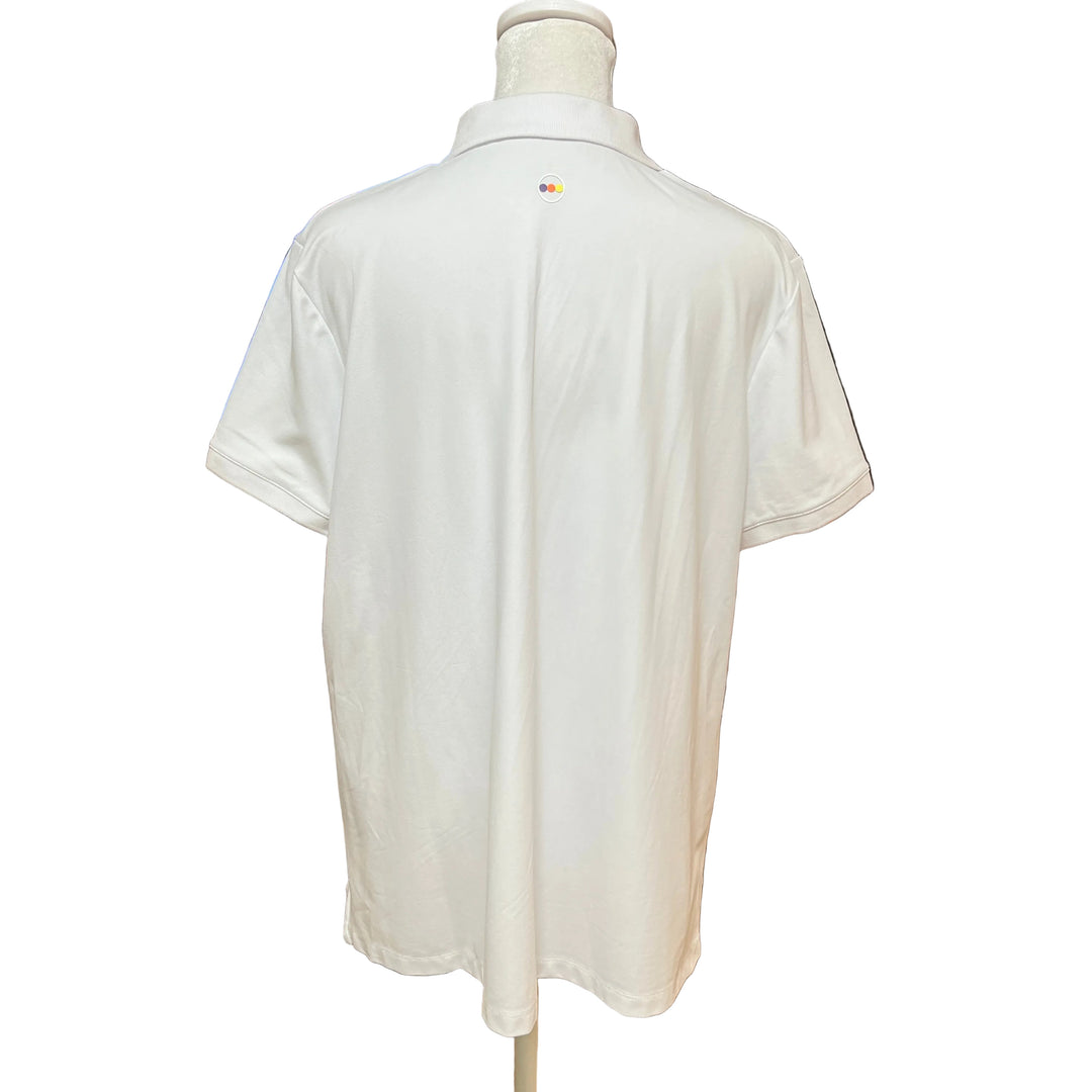 Swing Control SS Polo (w/logo) - White - X-Large - FINAL SALE ITEM - Skorzie