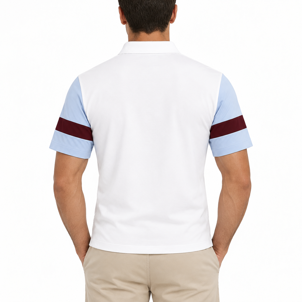Redvanly Men's Golf Polo Remsen Bright White Size M
