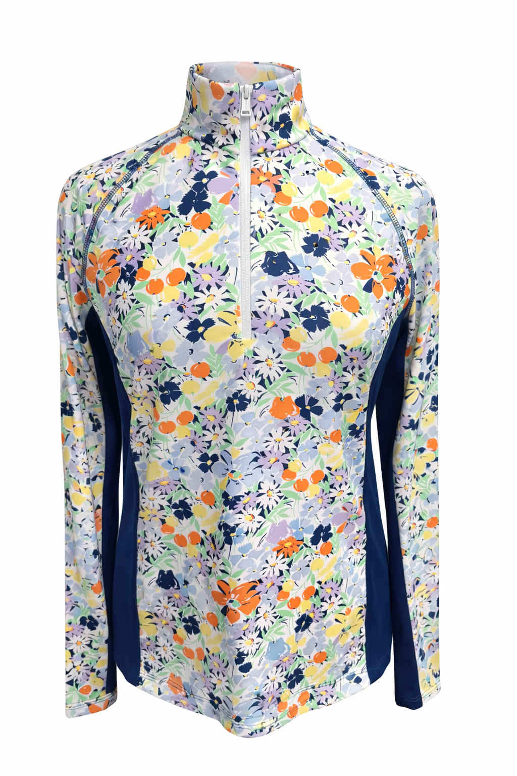 RLX Ralph Lauren Floral Performance Quarter Zip - Large - Skorzie