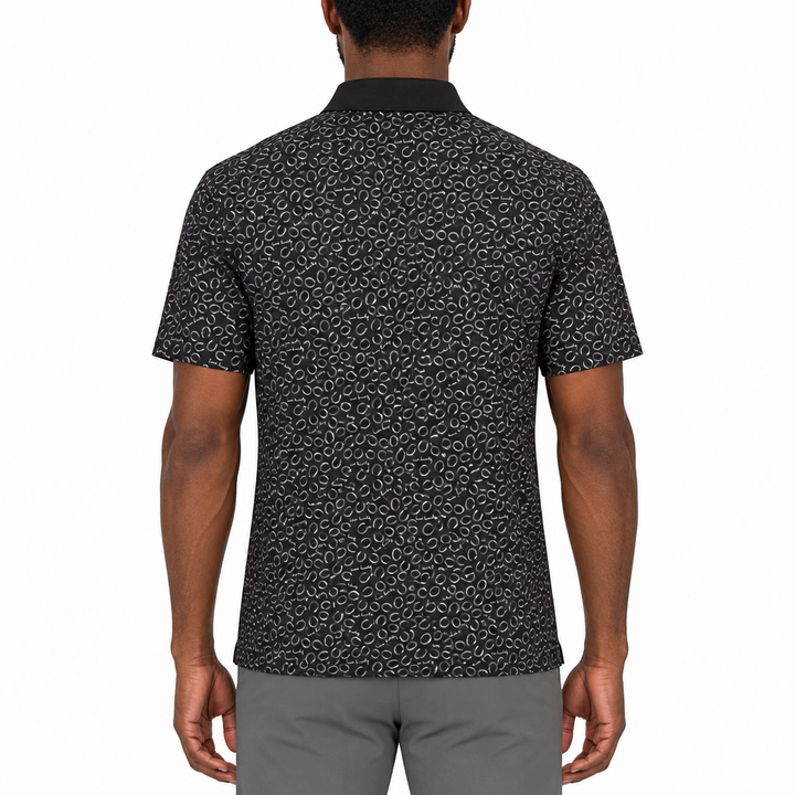 Black Clover Men's Golf Polo All Luck Black Size L