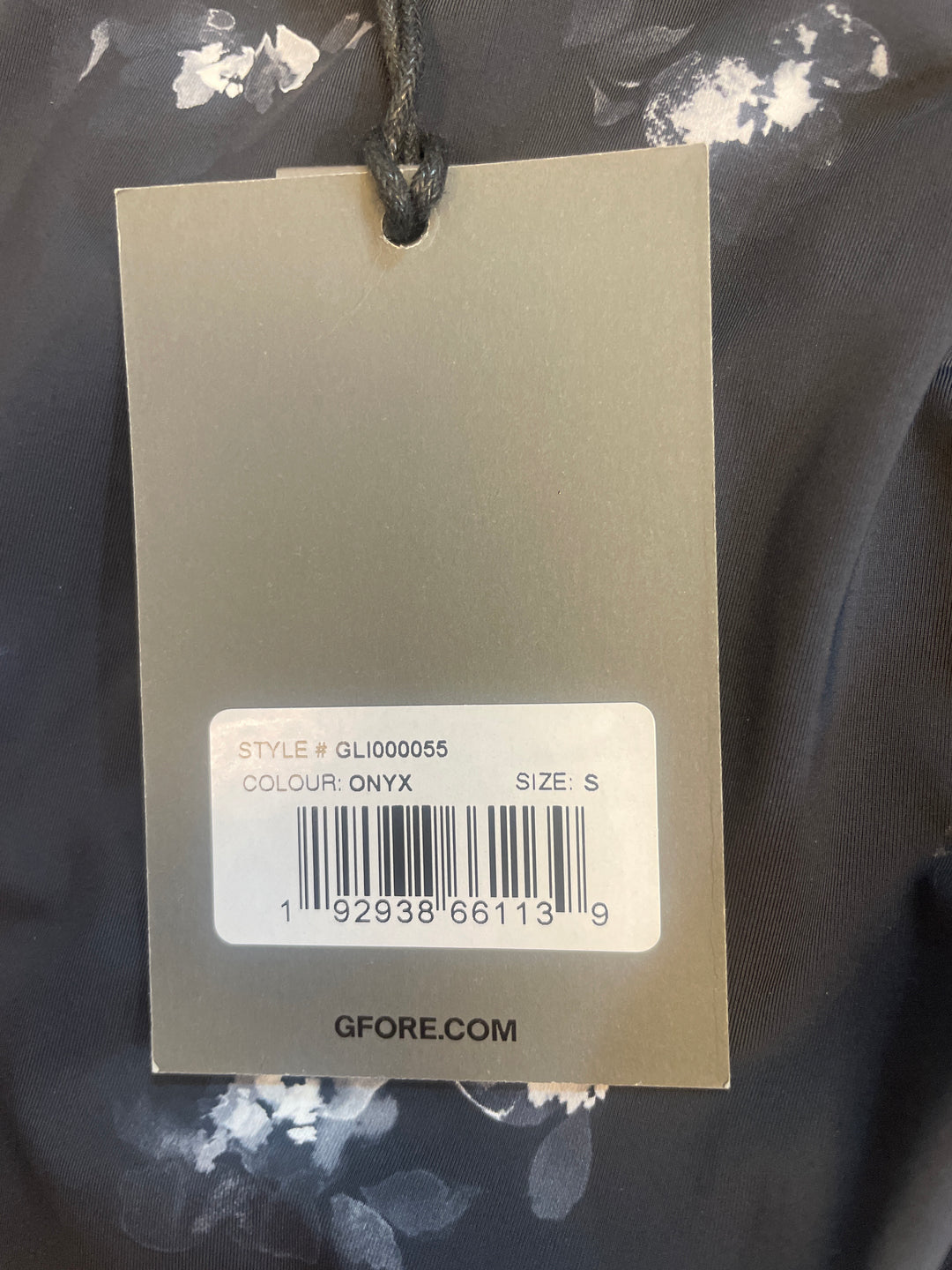 G/FORE Womens Floral Silky Tech Nylon Skort (15') - Onyx/Snow/Grey