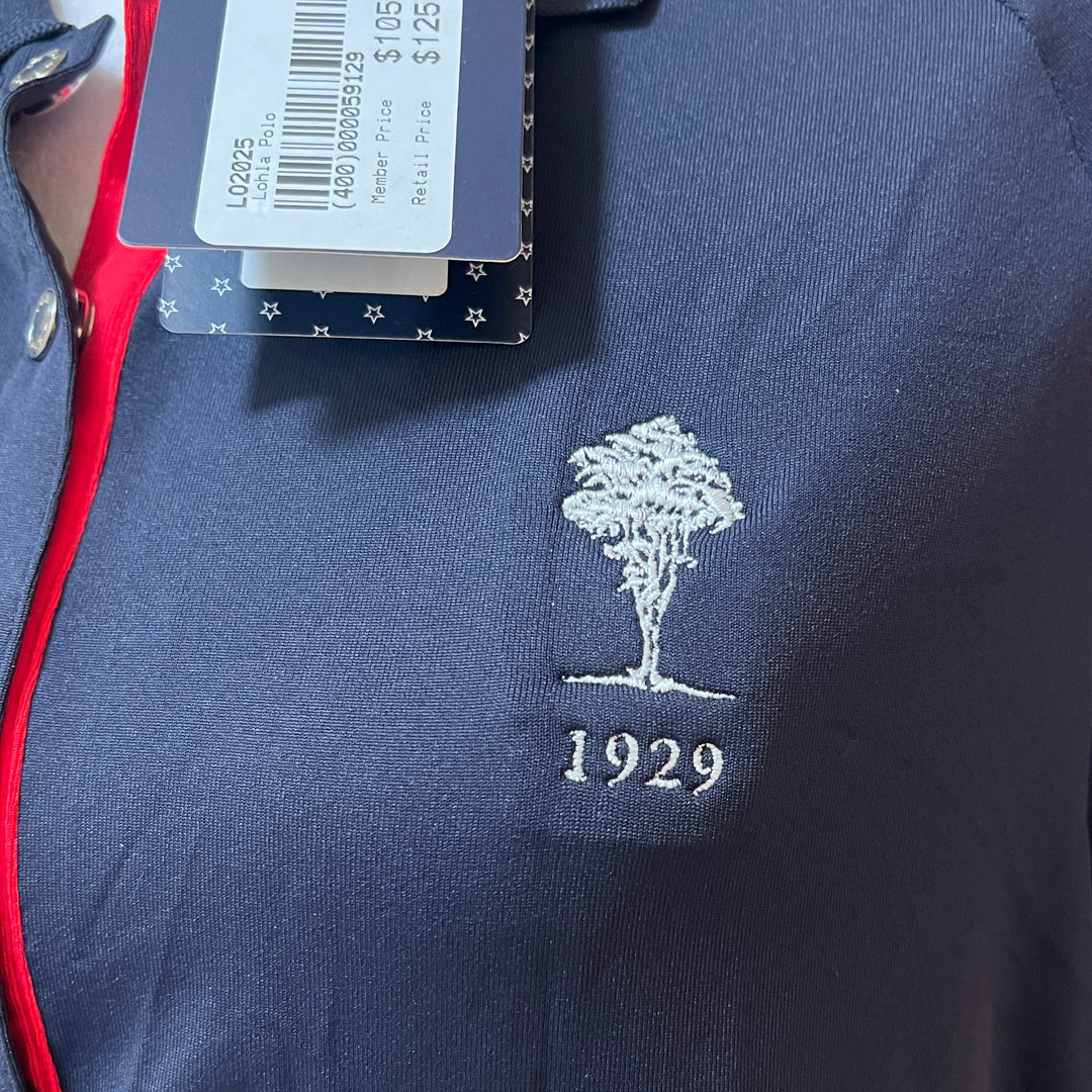 Lohla Sport The Snappy Polo (w/logo) - Navy - X-Large (FINAL SALE ITEM) - Skorzie