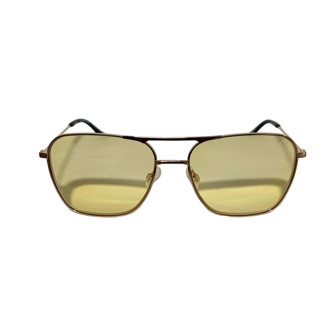 Caddis Hooper Reading Glasses - Polished Gold - Skorzie