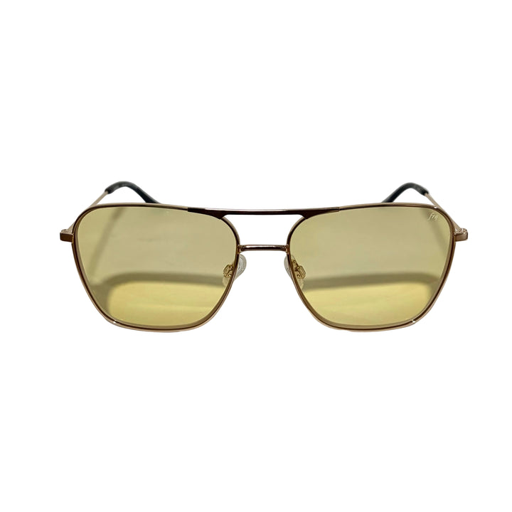 Caddis Hooper Reading Glasses - Polished Gold - Skorzie
