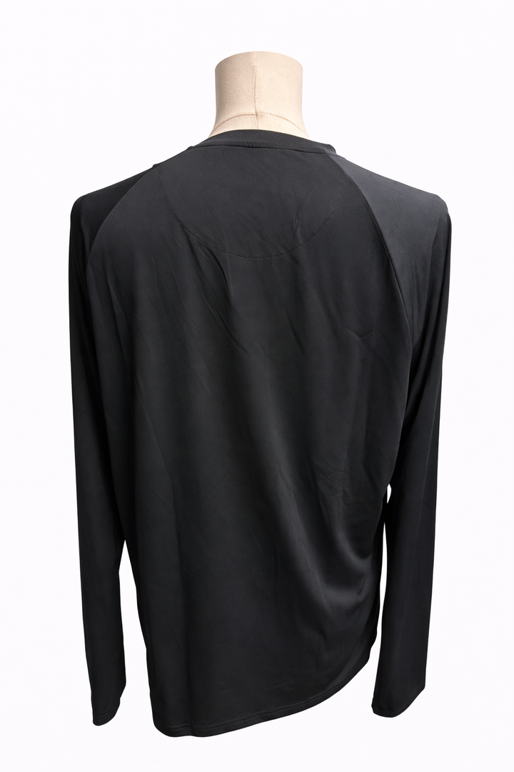 Penguin Long Sleeve Athletic Shirt - Black - Medium - Skorzie