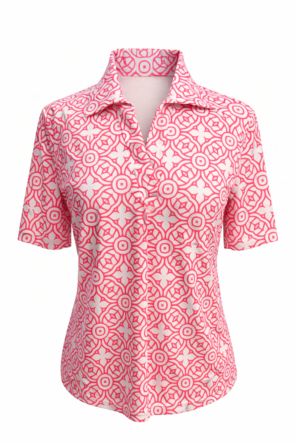 Tzu Tzu Daisy Polo Top - Moroccan - Skorzie