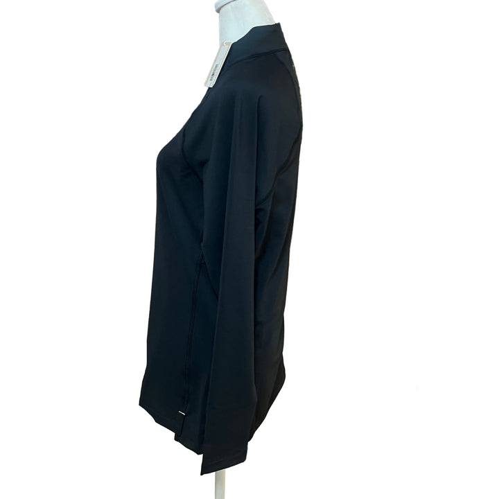 Peter Millar Raglan Sleeve Perth Layer 1/4 Zip - Black - Medium - Skorzie