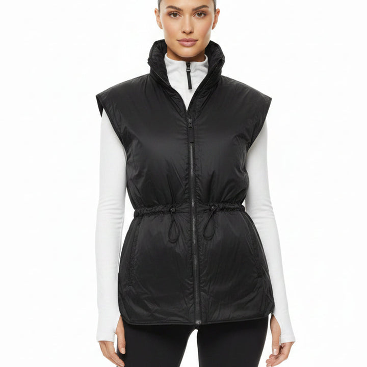 G/FORE Women's Vest Reversible Cinched Onyx Size S