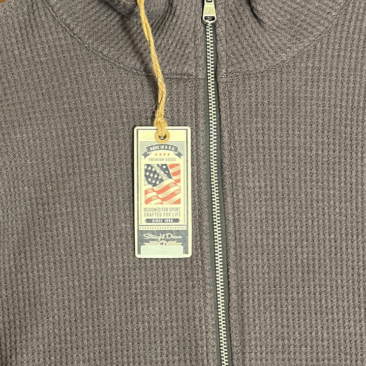 Straight Down Women's Quarter Zip Hills Grey Size M