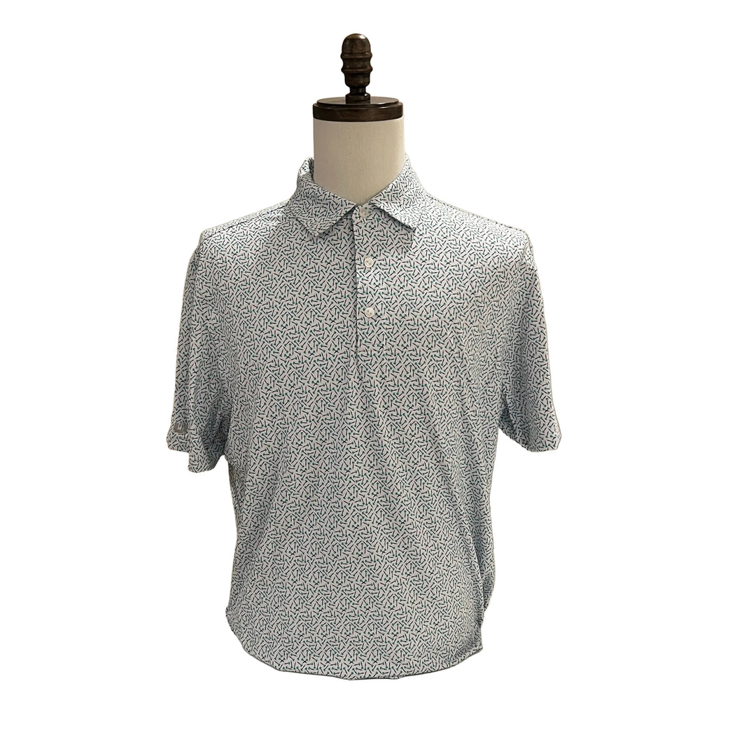 IBKUL Mini Darts Polo - Turquoise - Large - Skorzie