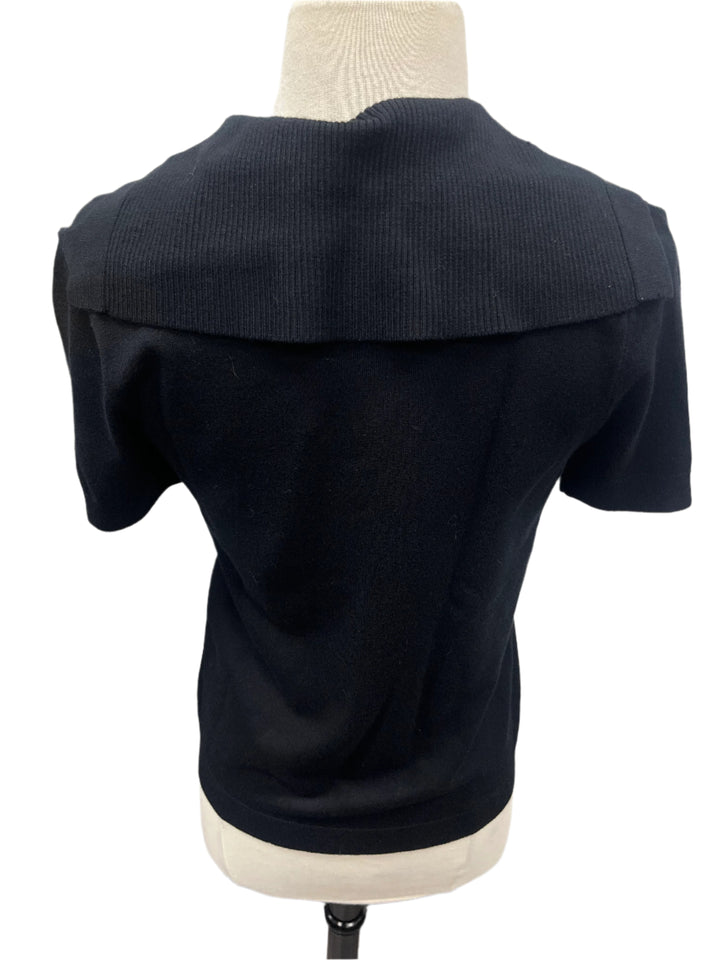 Golftini Short Sleeve Sweater - Black - Small - Skorzie