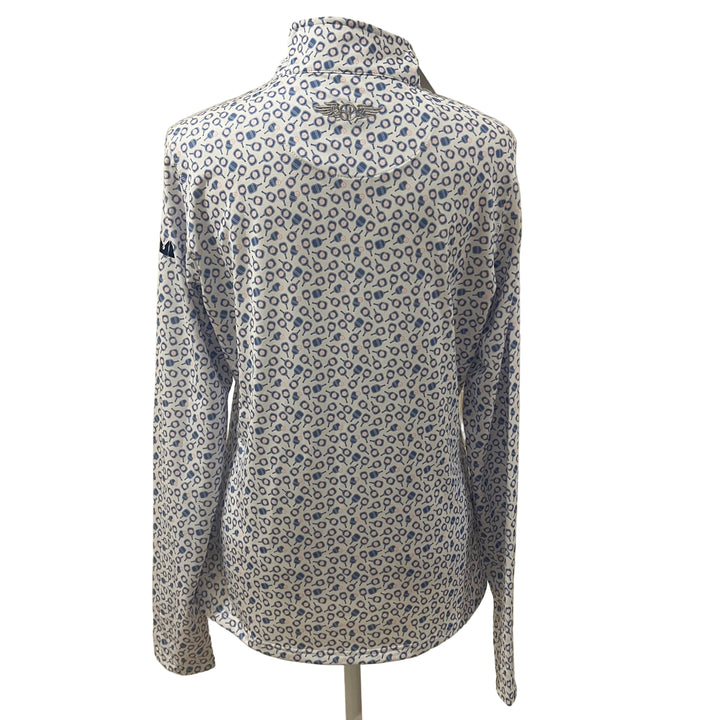 Straight Down Pickleball Print L/S (w/ logo) - Maison - Skorzie