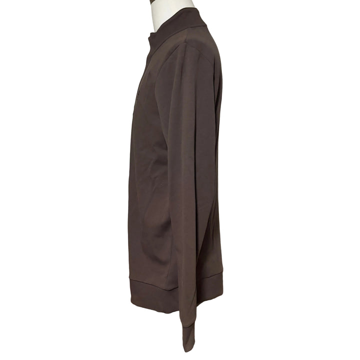 Travis Mathew Cloud Quarter Zip 2.0 (w/logo) - Chocolate Brown - Large - Skorzie