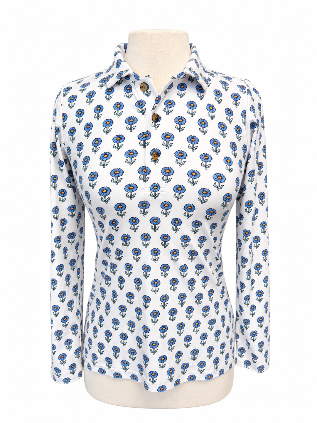Smith & Quinn Jean Long Sleeve Polo - Mini Bloom - XS