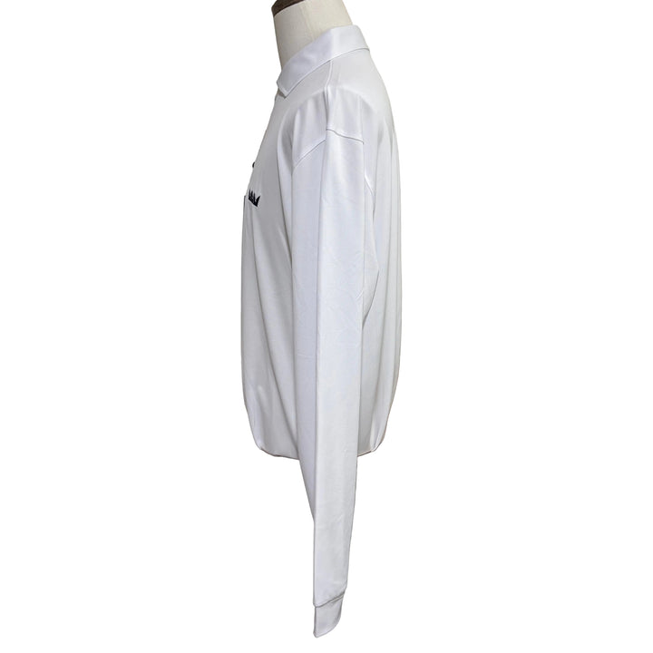 Holderness & Bourne Abbott L/S Polo (w/logo) - White - XX-Large - Skorzie