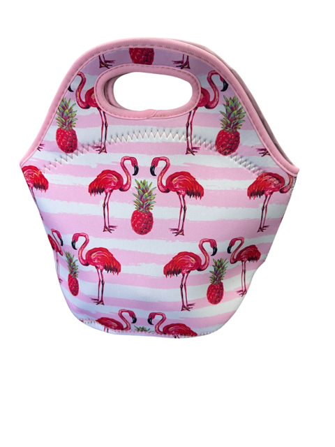 Best Of Golf America Neoprene Lunch Bag - Flamingo - Skorzie