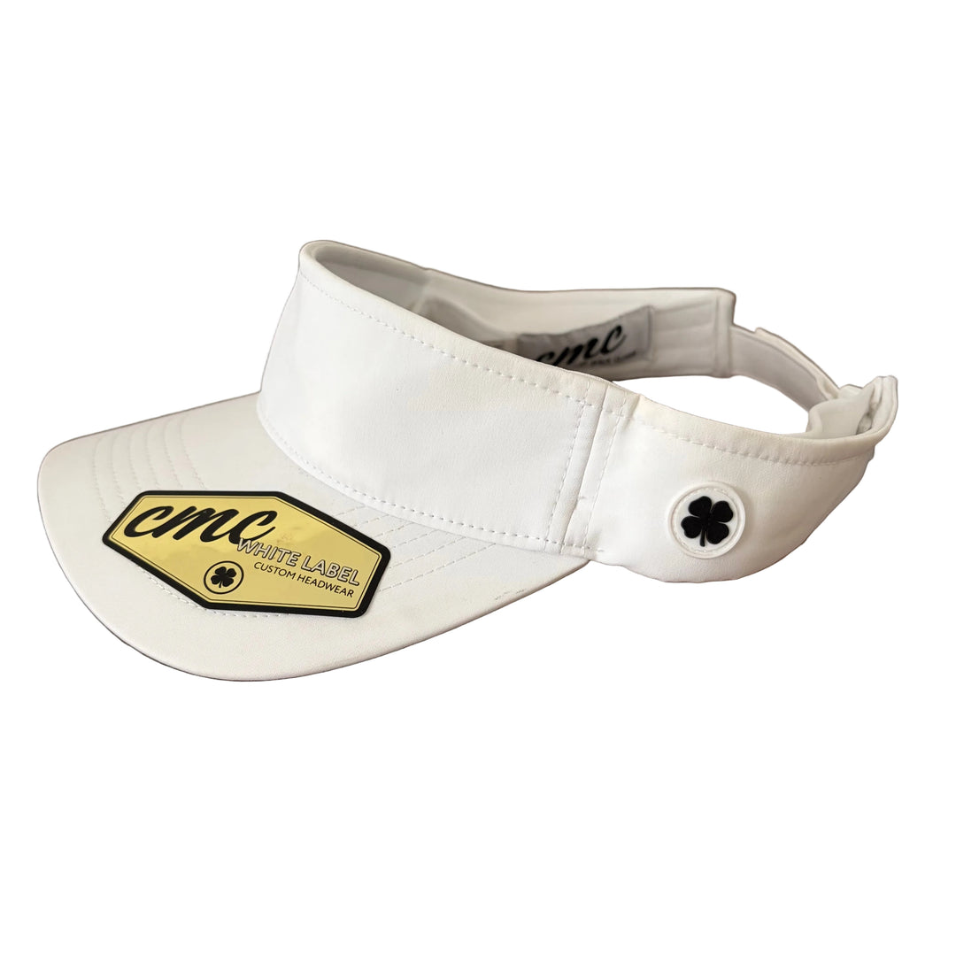 CMC Design Solid Twill Visor - White - One Size (FINAL SALE ITEM) - Skorzie