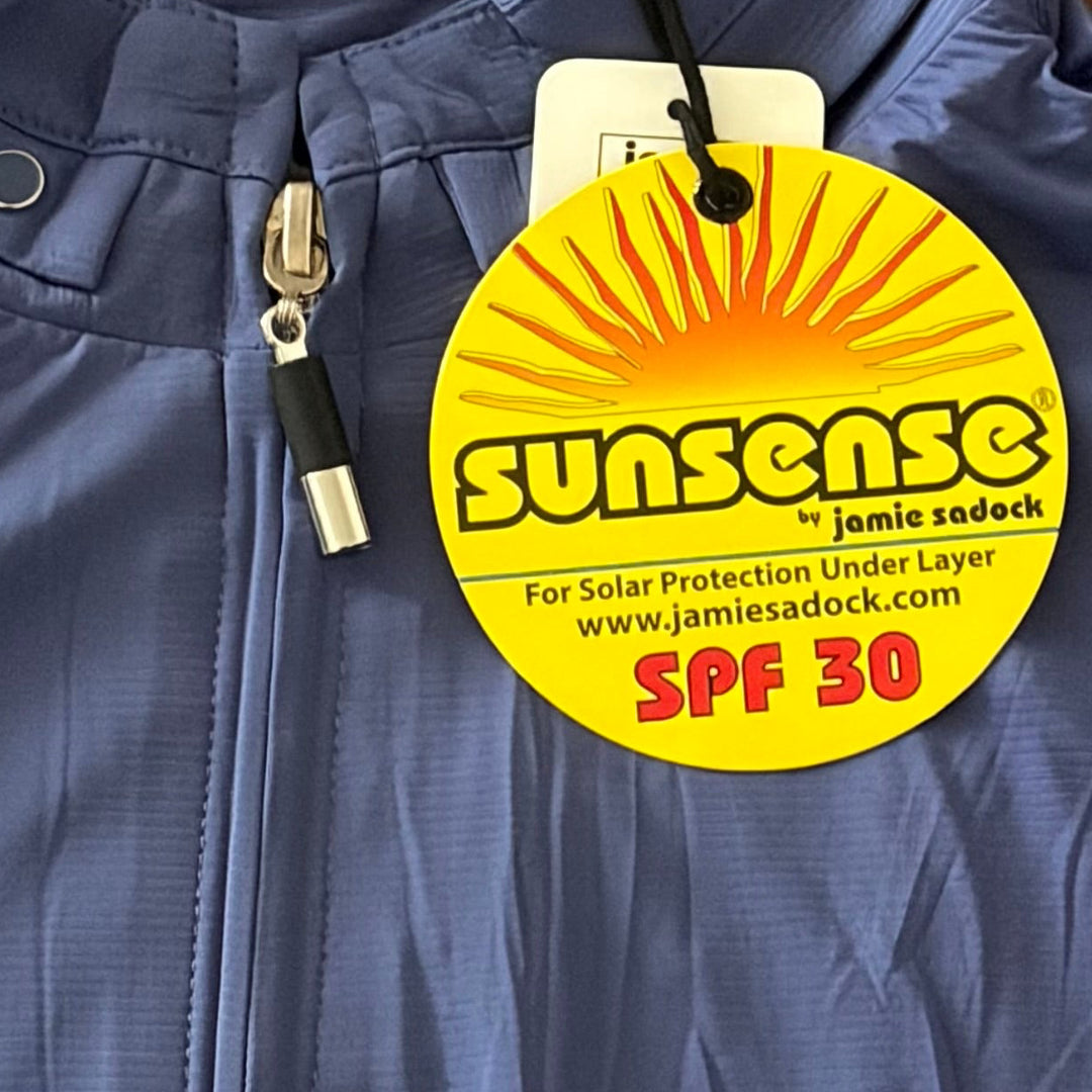 Jamie Sadock Women's Golf Sunsense Jacket Slate Size M