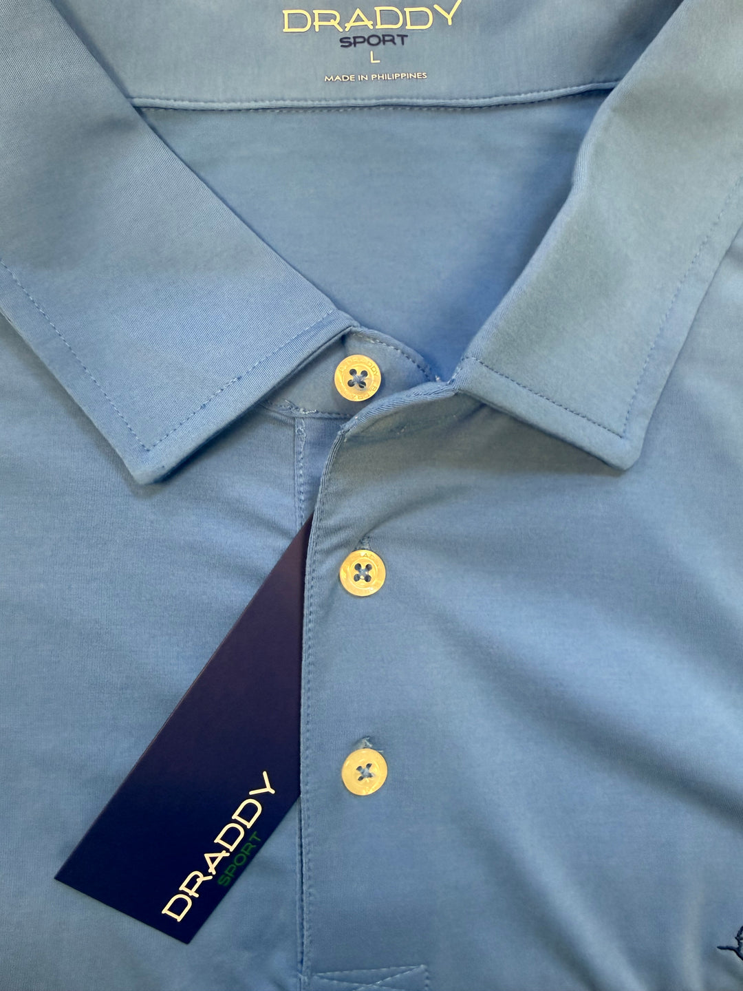B Draddy Ryan Polo (w/ logo) - MAC Blue - Large