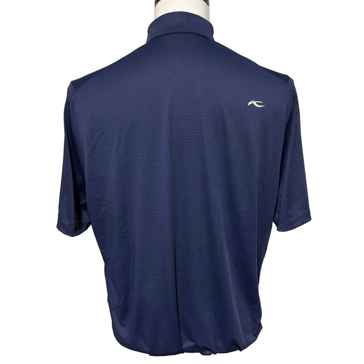 KJUS Men's Savin Structure Polo (w/logo) - Atlanta Blue - Skorzie
