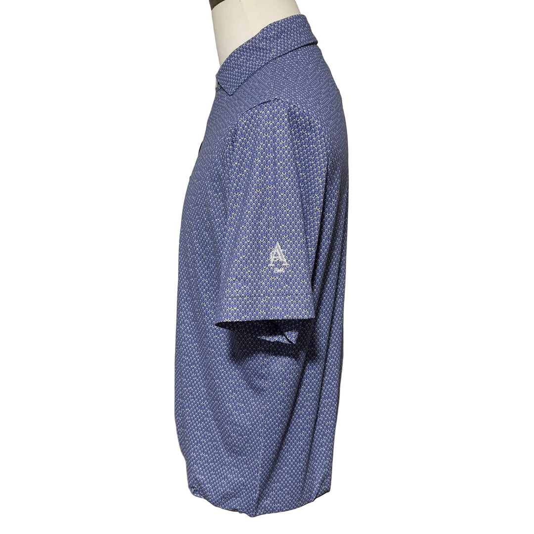 Peter Millar Mariposa Performance Jersey Polo (w/logo) - Nebula - Medium - Skorzie