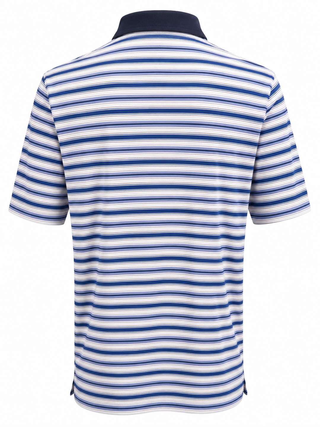 Dunning Golf Performance Polo (w/ logo) - Sapphire/Dewberry