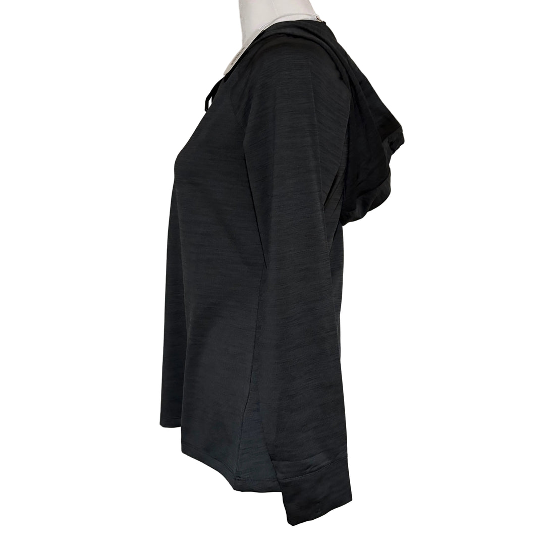 Greg Norman Momentum Golf Hoodie - Black Heather - Medium - Skorzie