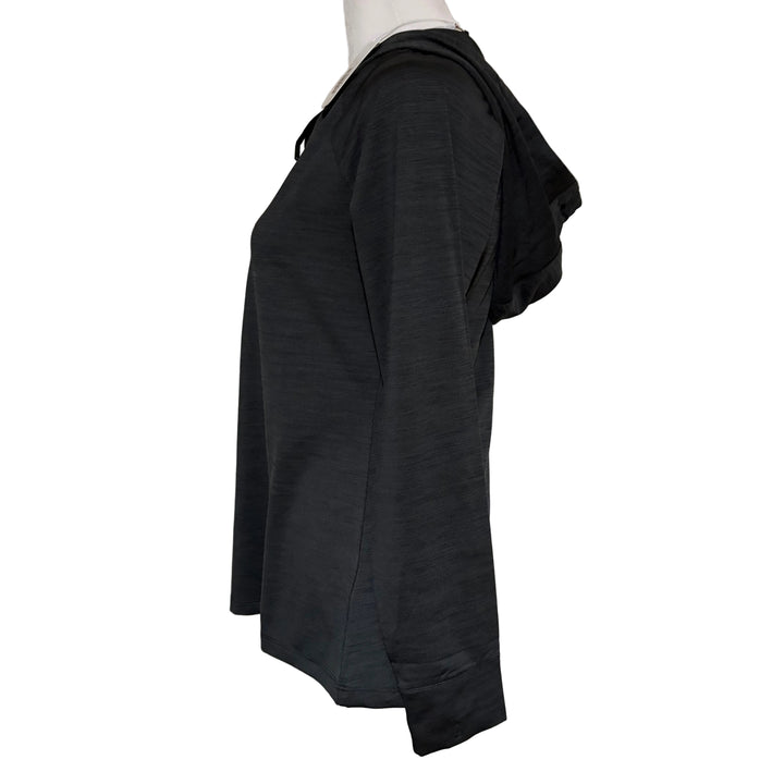 Greg Norman Momentum Golf Hoodie - Black Heather - Medium - Skorzie