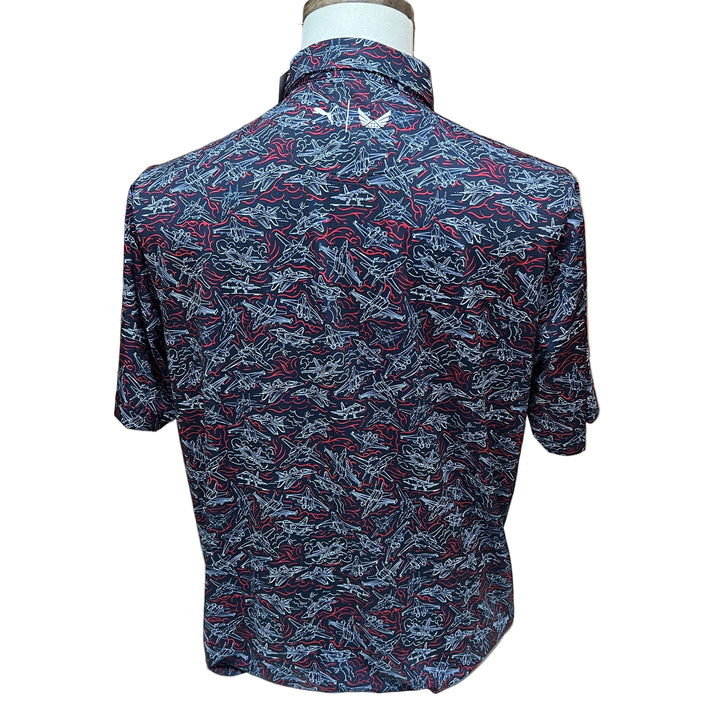 Puma Jet Lines Polo (w/ logo) - Navy - Skorzie