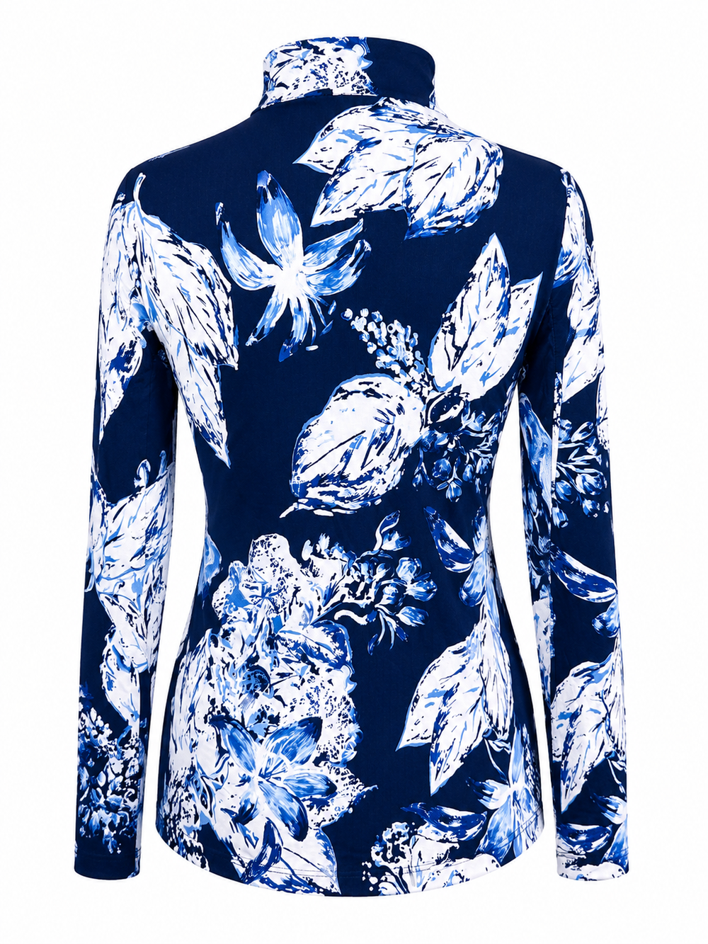 G-Lifestyle Long Sleeve Quarter Zip - Blue Lily - Small - Skorzie