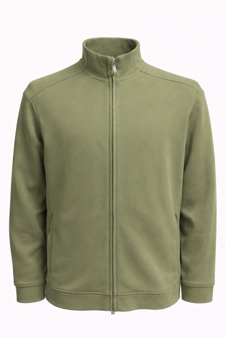 Robert Talbott Evans Track Jacket - Olive - XL - Skorzie